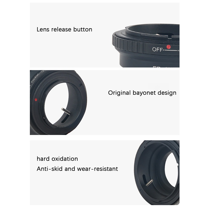 Vòng Nối Ống Kính FD-N1 Cho Máy Ảnh Canon FD FL Lens Sang Nikon 1 J1 V1 J2