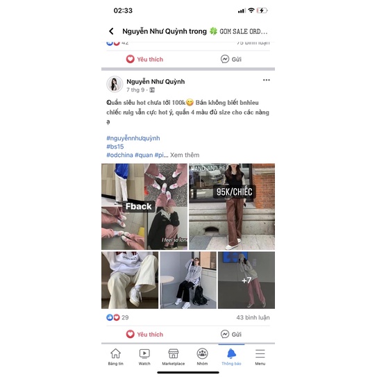 trả hàng quần giá 89k kèm phí