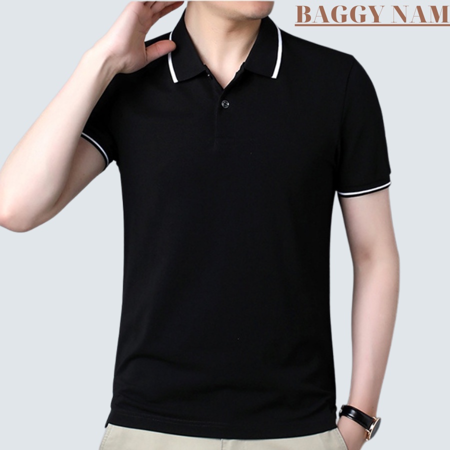 Áo polo cổ viền JBAGGY nam , áo thun nam ngắn tay bo viền năng động, Kiểu dáng ôm slimfit.