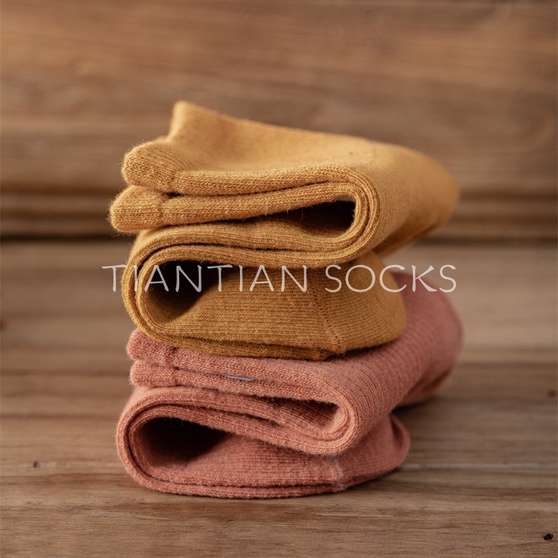 TIAN TIAN T208 Vớ tất nữ Cotton Mỏng Màu Trơn Thấm Hút Mồ Hôi Thoáng Khí Thời Trang Xuân Hè Cho Nữ