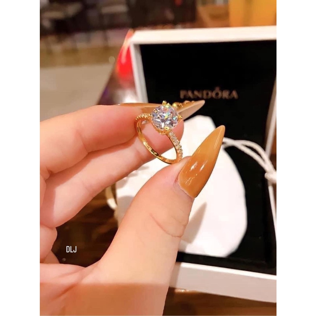 Nhẫn bạc nữ đính đá sang chảnh tuyệt đẹp LINH MIU SILVER