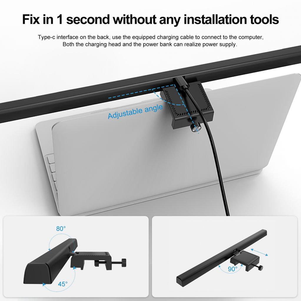 Thanh đèn gắn màn hình máy tính/ laptop tiện lợi