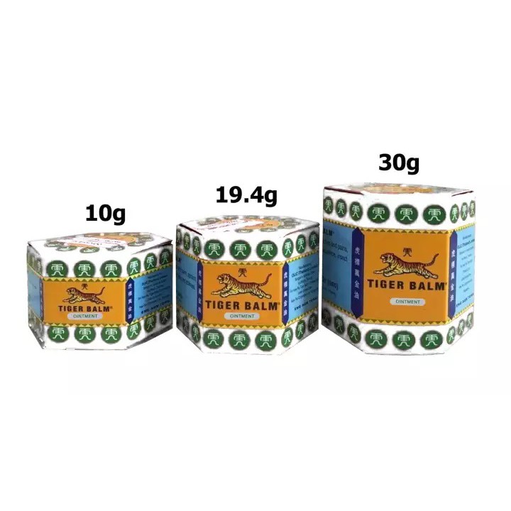 [Dâu Store] Dầu Cù Là Trắng Con Hổ TIGER BALM 19.4GR [NeW] Chính hãng