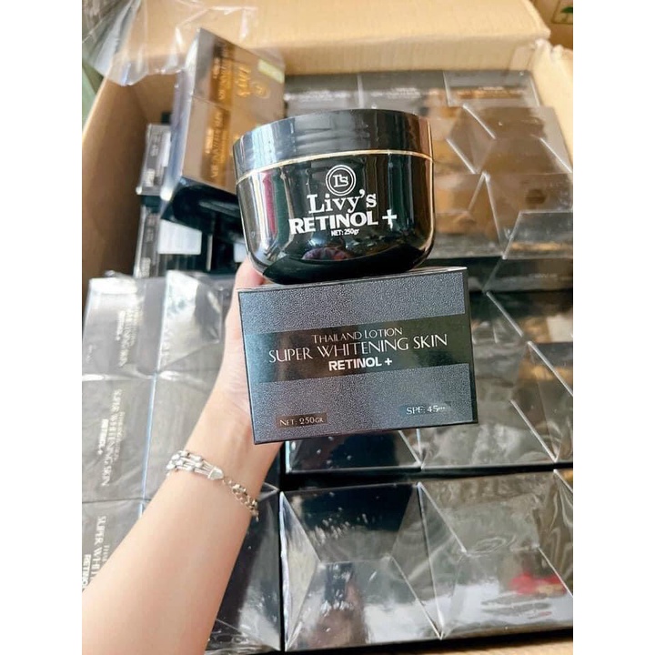 Kem body Livy's Retinol hộp đen