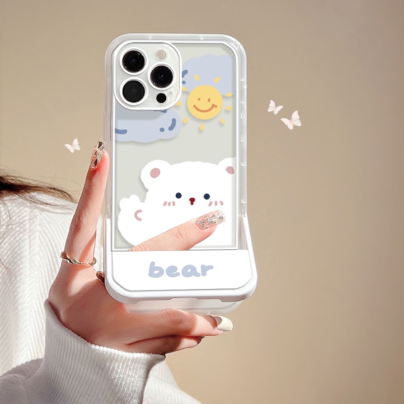 Ốp Điện Thoại In Gấu Hoạt Hình Cho IPhone 12 11 13 12 Pro MAX X XS XR MAX 8 7 Plus 6 6S 7 SE 2020