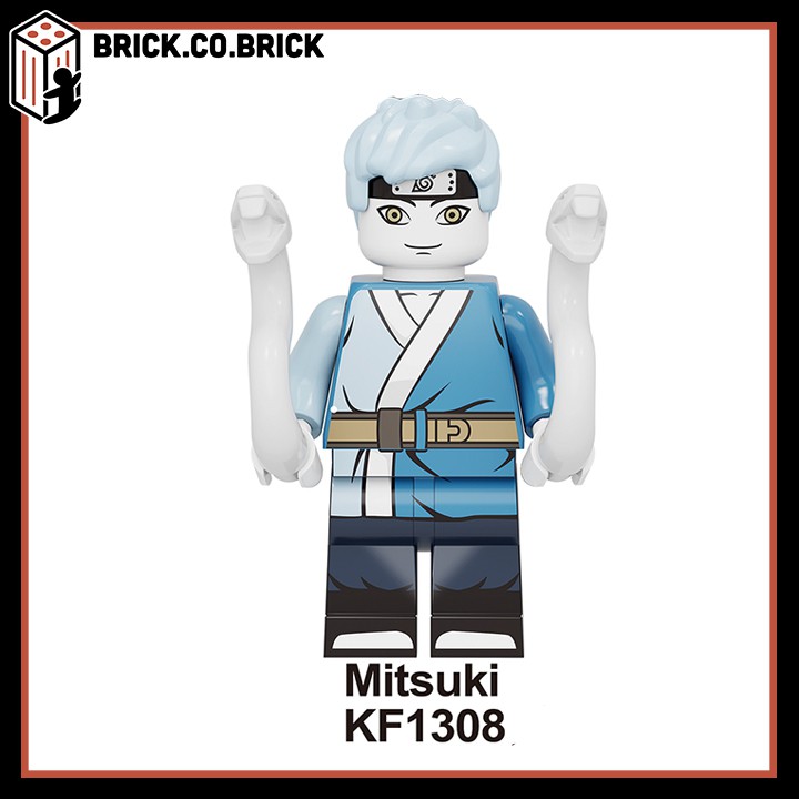 KF6112 - NARUTO BẢN ĐẦU - Mitsuki, Gaara, Pain - Đồ chơi lắp ráp minifigures manga anime
