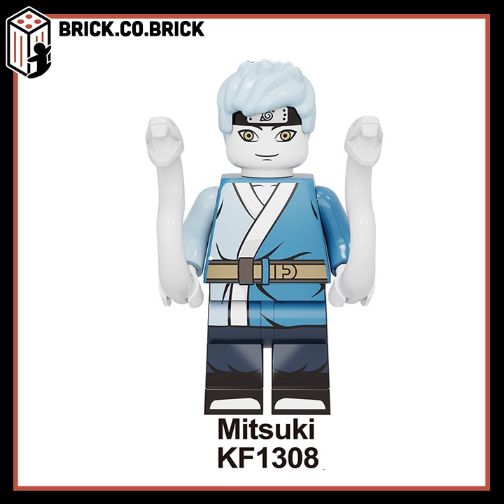 KF6112 - NARUTO BẢN ĐẦU - Mitsuki, Gaara, Pain - Đồ chơi lắp ráp minifigures và non lego manga anime