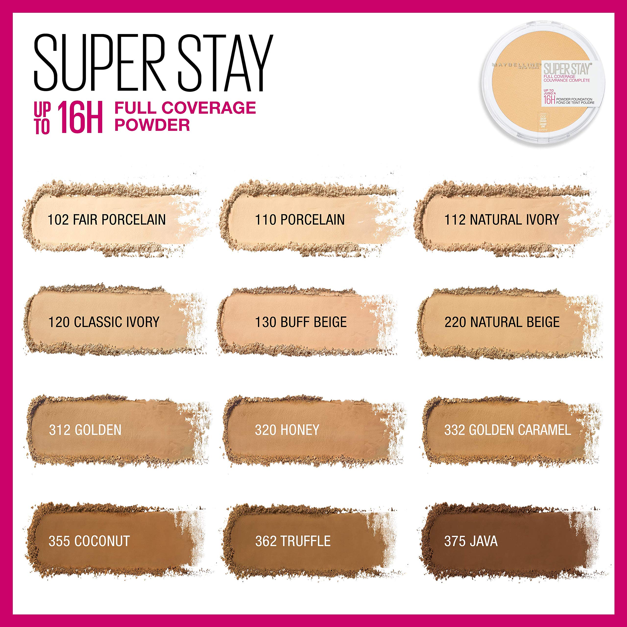 Maybeline - Phấn Nền Maybeline Superstay Full Coverage Powder Foundation Up To 16H 6g