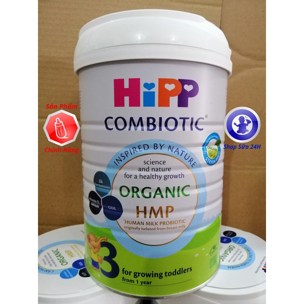 Sữa HiPP ORGANIC HMP Mẫu Mới Số 1, Số 2, Số 3, Số 4 Lon 800G