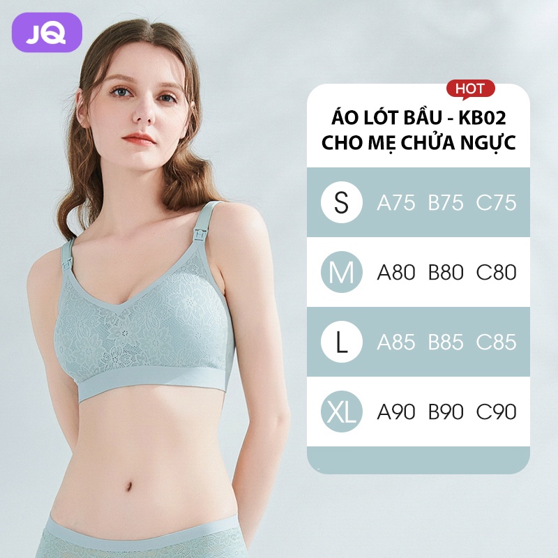 Áo lót bầu cho con bú JOYNCLEON ren mềm, nâng ngực và chống xệ tốt - Mã KB02