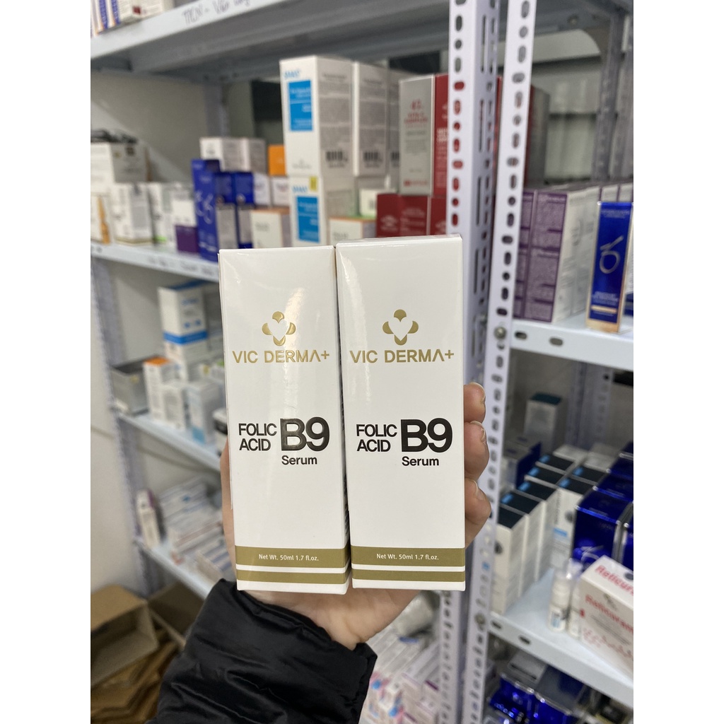 ✅ Tinh Chất Làm Dịu, Phục Hồi Da Vic Derma+ Folic Acid  Serum 50ml