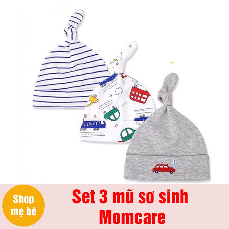 Set 3 mũ momcare sơ sinh