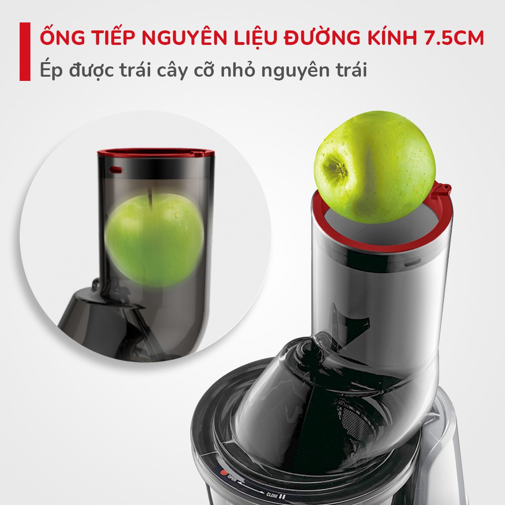 Máy ép trái cây chậm KUVINGS C7000 ép nước hoa quả, rau củ nhiều hơn 20% - Bảo hành điện tử chính hãng Hàn Quốc 10 năm