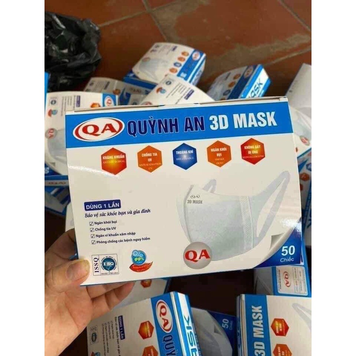 Hộp 50 cái Khẩu Trang 3D Mask