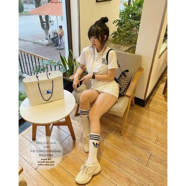 ÁO POLO NỮ THÊU GẤU | BigBuy360 - bigbuy360.vn