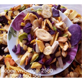 Combo 2kg trái cây sấy - hàng vụn.