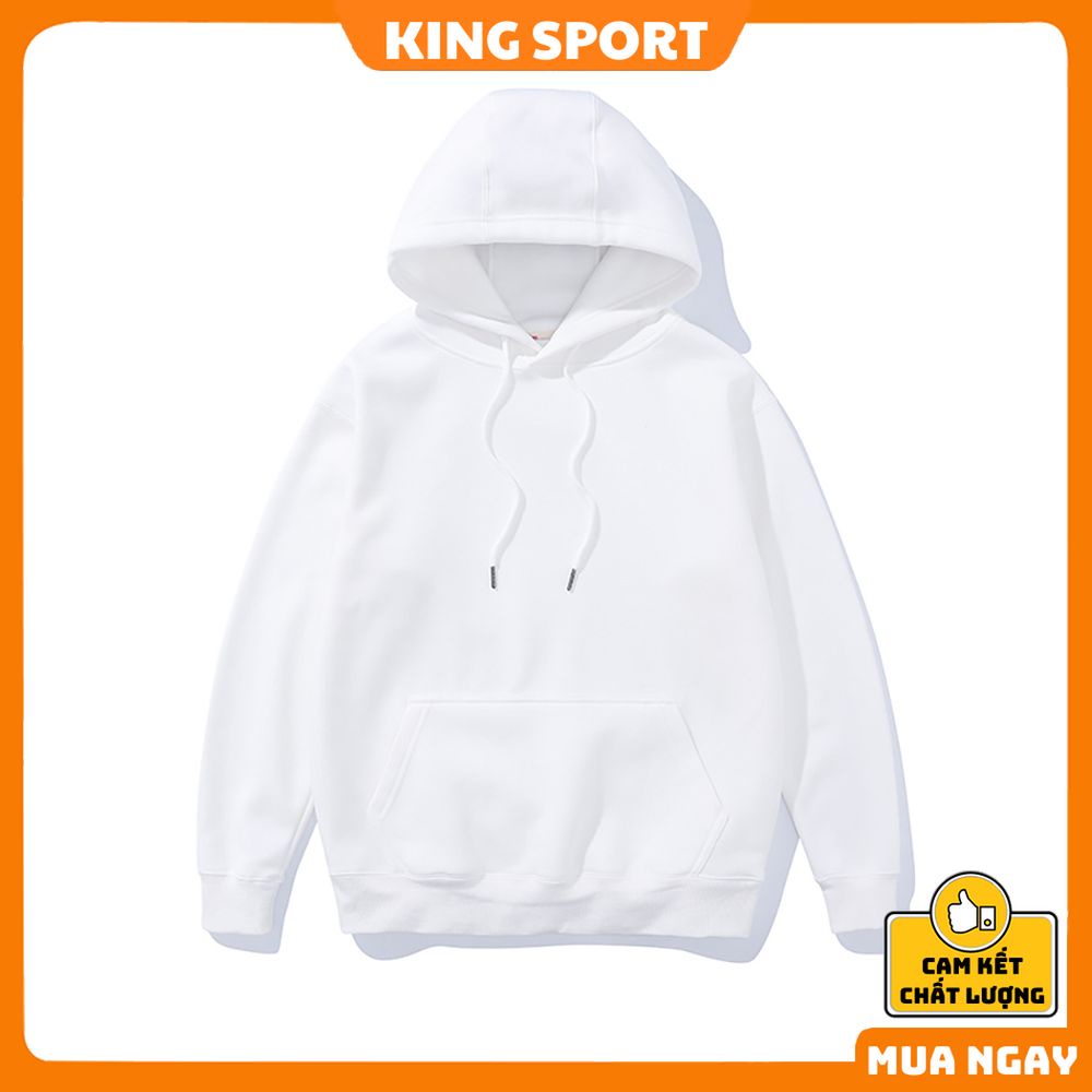 Áo nỉ hoodie nam nữ form rộng chất liệu nỉ bông ấm áp chính hãng KING SPORT Áo khoác nỉ hoodie hàn quốc kiểu dáng unisex