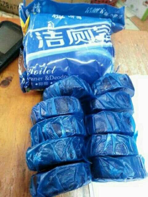 Gói 10 viên thả bồn cầu khử mùi diệt khuẩn