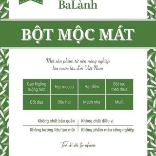 Bột mộc mát Ba Lành