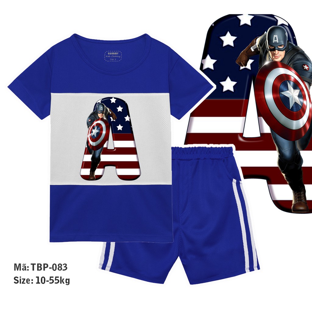 TBP-Bộ thun bé trai GUMMY 10-55kg d