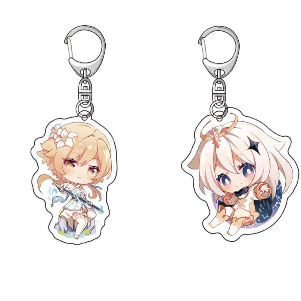 Móc Khóa Nhựa Acrylic Hình Nhân Vật Hoạt Hình Anime