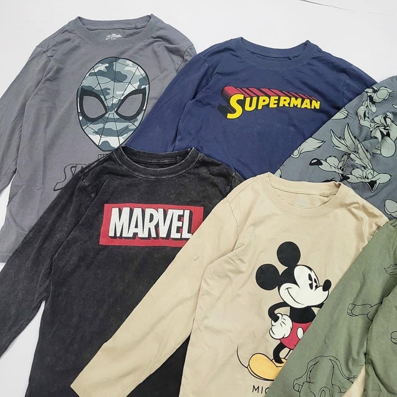 Áo cotton dài tay F.O.X bé trai