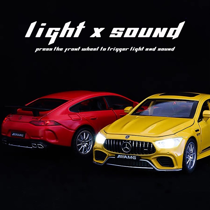 Mô Hình Xe Hơi Mercedes Benz GT63 Bằng Hợp Kim Tỉ Lệ 1: 32 Có Đèn Và Âm Thanh Độc Đáo Sống Động