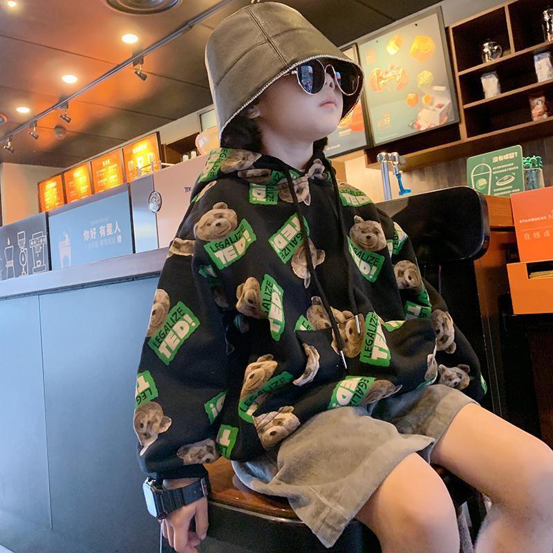 Áo Hoodie Thời Trang Thu Đông Phong Cách Hàn Quốc Cho Bé Trai