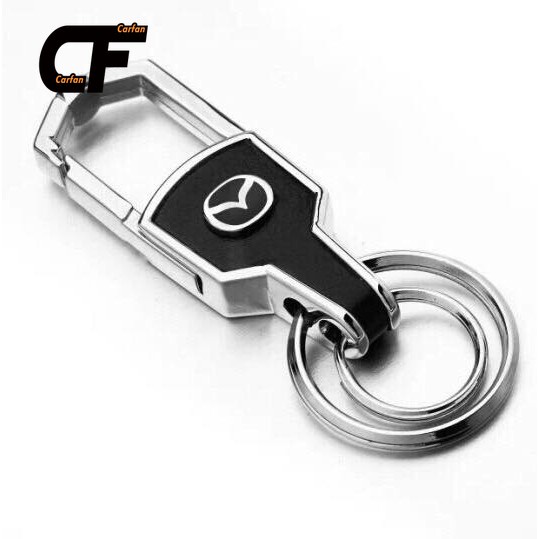 Móc Chìa Khóa Logo Bề mặt da Theo Hãng Xe Toyota  Hyundai Kia  Mazda Mitsubishi Ford Chevrolet  Honda Nissan