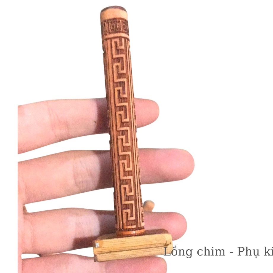 Cầu đứng Minibica cầu phụ cho chim chào mào in laze siêu đẹp PK139