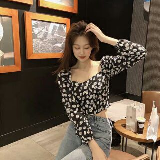 Áo Trễ Vai Hoa Cúc QCCC