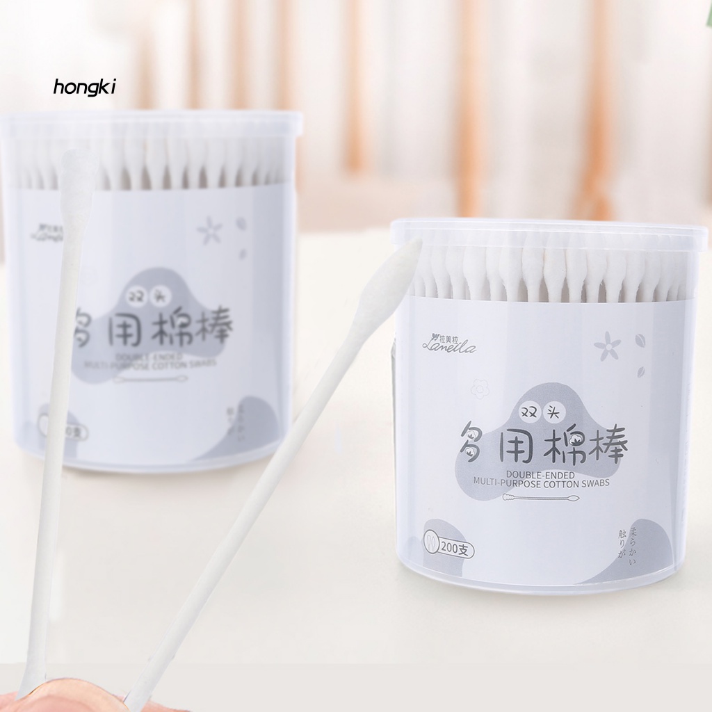 Hộp Tăm Bông Trang Điểm Hai Đầu Tiện Dụng