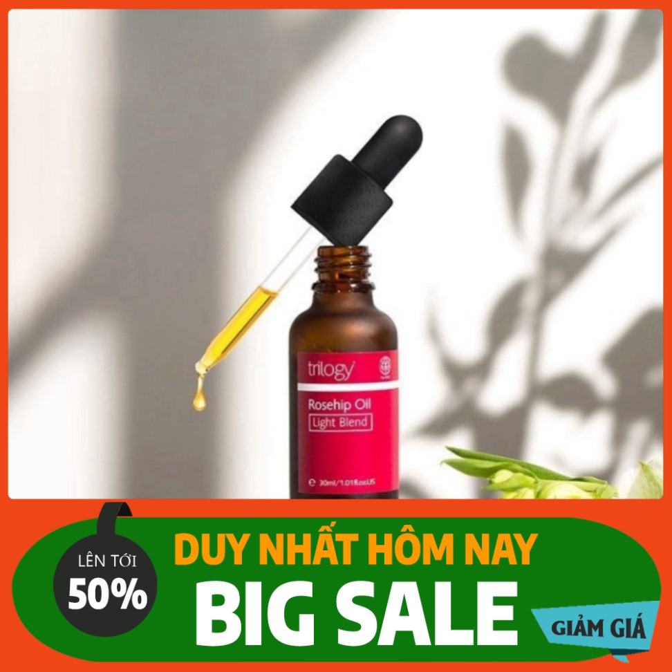 SALE GIÁ GỐC  Trilogy rosehip oil Light blend tinh dầu tầm Xuân cho da nhạy cảm SALE GIÁ GỐC