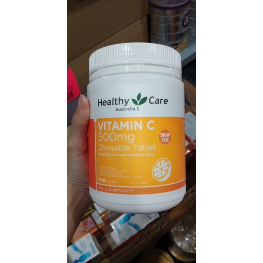 VIÊN NHAI HEALTHY CARE VITAMIN C 500MG LỌ 500 VIÊN