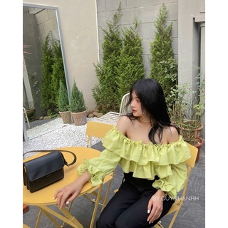 Áo trễ vai bèo xốp