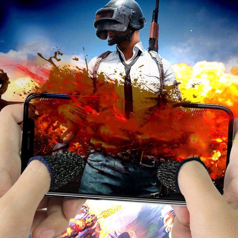 Cặp bao ngón tay bằng len chống mồ hôi chuyên dùng chơi game