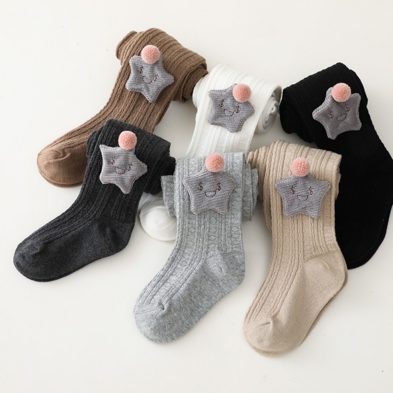 Quần tất chất liệu cotton co giãn thời trang mùa thu dành cho bé gái