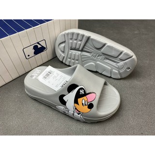 Dép Đúc MLB Chuột Mickey bản mới Bánh Mì Đế Cao 5CM Quai Ngang Nữ ♥️ Hàng Cao Cấp + Fom nhỏ ♥️ thiết kế cá tính