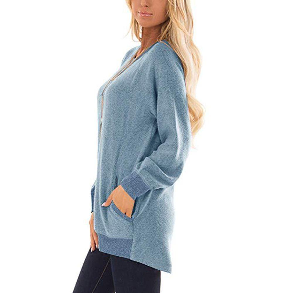 Bsuns Femme Áo Hoodie Tay Dài Oversized Mặc Ngoài Trời Cho Nữ