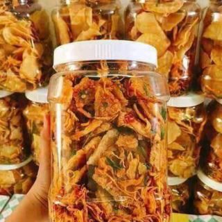 ( MIỄN SHIP Ở HCM) 1 HỦ TO Cơm cháy lắc khô gà siêu ngon, siêu rẻ..( 350g/ hủ)( dạo/ sỉ/ ăn vặt/ nhà làm)..