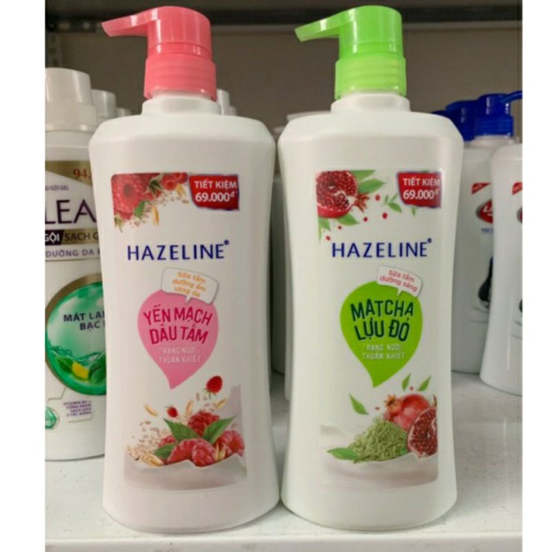 Sữa tắm hazeline yến mạch dâu tằm 670ml /900ml