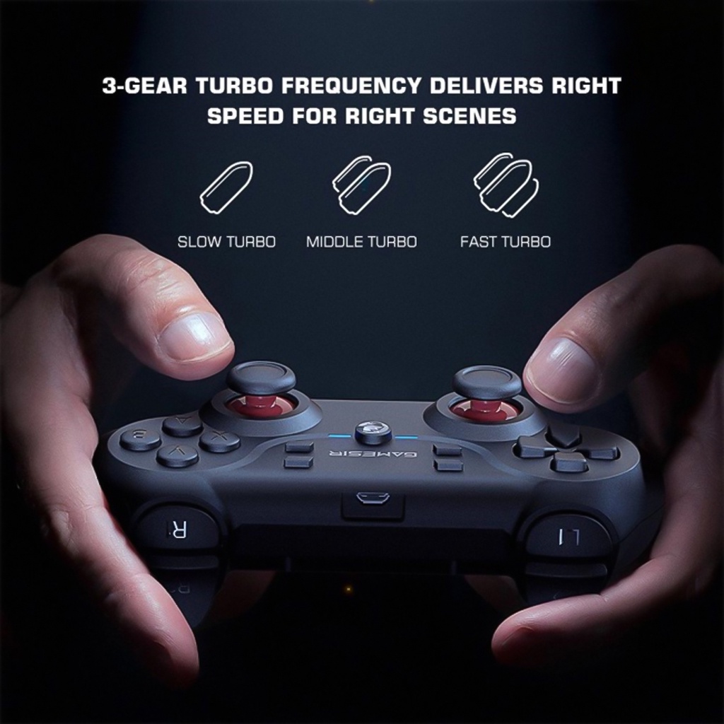 Bộ Tay Cầm Chơi Game Không Dây Ning Gamesir T3 2.4ghz Pin Lithium 400 Mah Kèm Phụ Kiện -DC4791