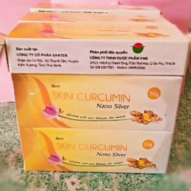 Kem liền sẹo Skin curcumin công nghệ nano bạc