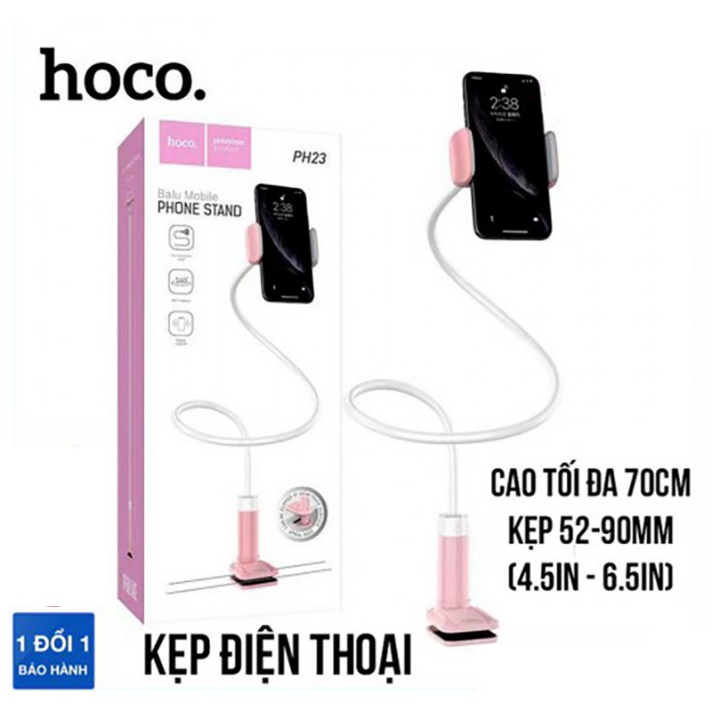 giá đỡ điện thoại Hoco PH23 chính hãng, kẹp đỡ siêu chắc chắn kẹp bàn giữ điện thoại khi xem phim livestream | BigBuy360 - bigbuy360.vn