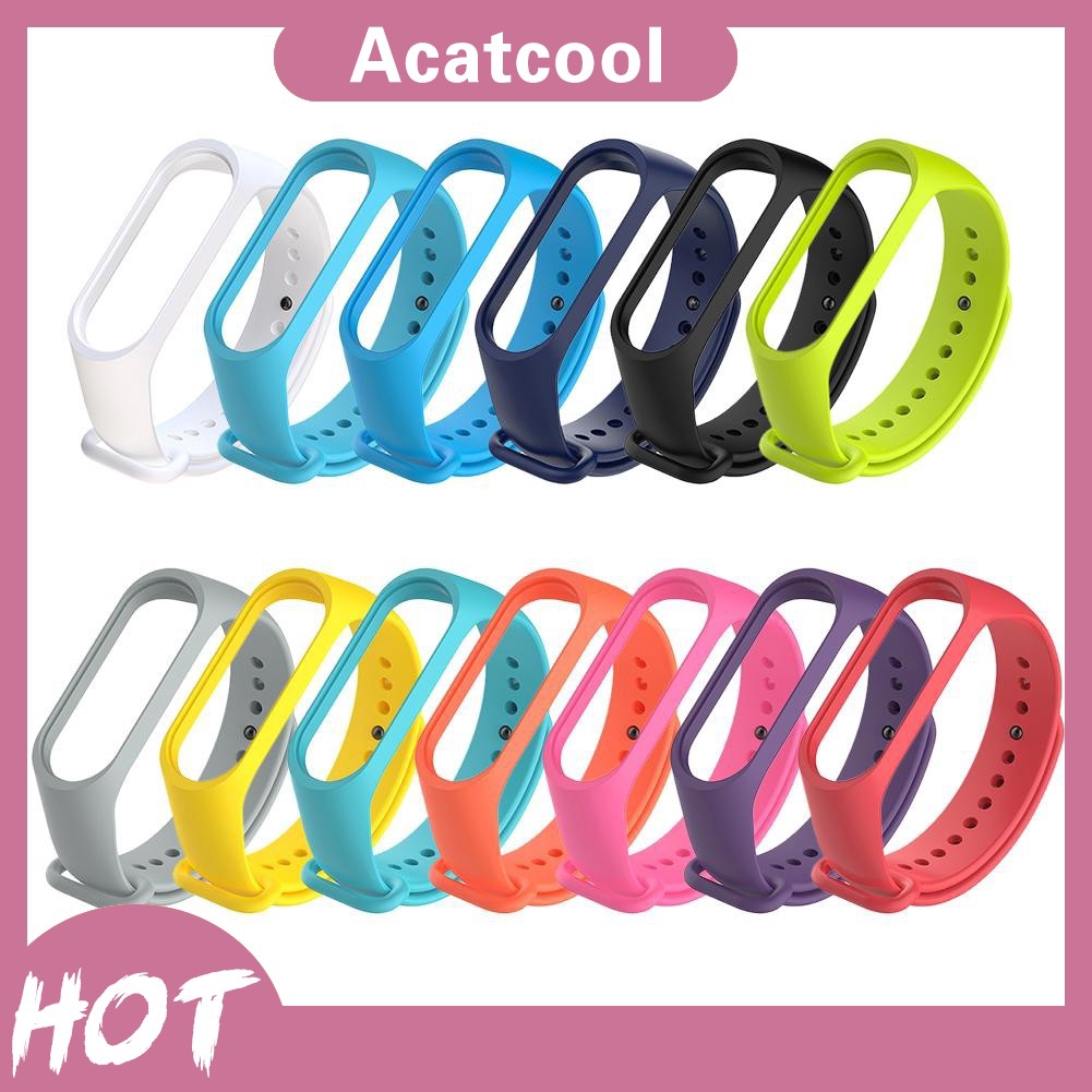 COD Silicone 220mm Wriststrap Band for Xiaomi Miband 3 Watch