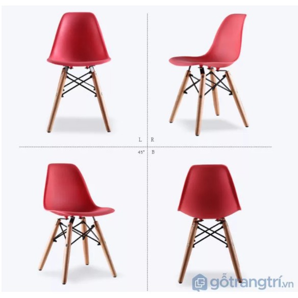 Ghế ngồi học cho bé eames hiện đại nhiều màu sắc kích thước 30x30x57cm Love house decor | BigBuy360 - bigbuy360.vn