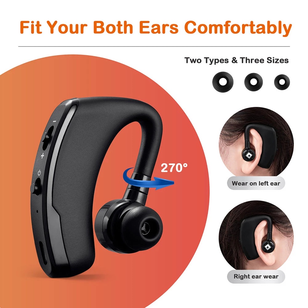 Tai Nghe Thể Thao S109 Bluetooth 5.0 Không Dây Chống Ồn Có Micro