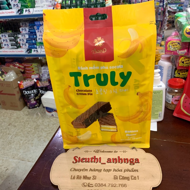 Bánh Mềm Phủ Socola Truly Anko Gói 400G | BigBuy360 - bigbuy360.vn