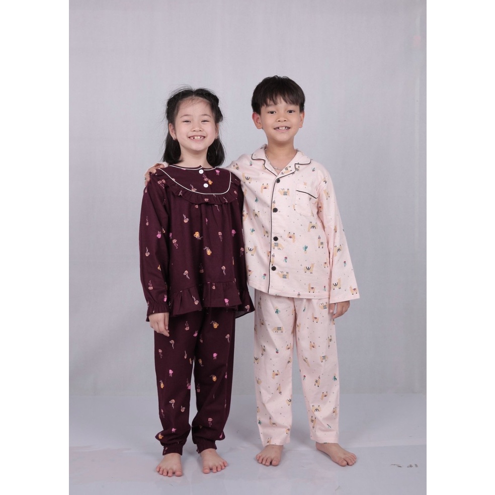 Bộ pyjama Beemon cà bông 2 màu BG