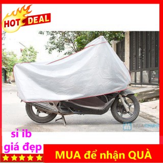 [SỈ IB] bạt phủ xe máy, tấm che xe máy sh cỡ lớn siêu bền siêu nhẹ dùng cho xe số và sẽ tay ga
